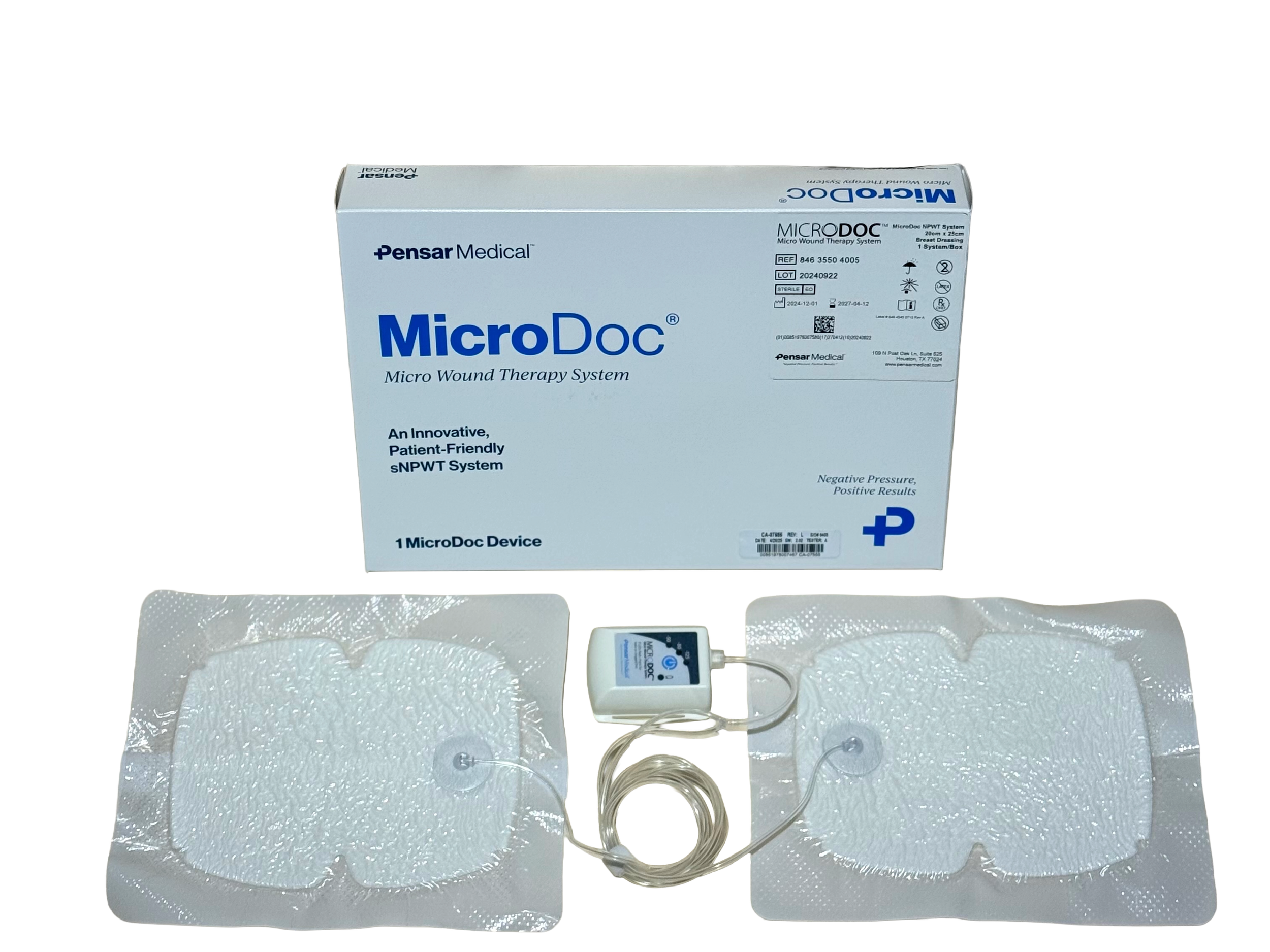 MicroDoc® Breast Kit – Single-Use NPWT for Post-Breast Surgery